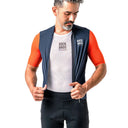 ROCKBROS Road-to-Sky Men's Cycling Short-Sleeved Jersey #Color_Navy Blue