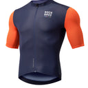 ROCKBROS Road-to-Sky Men's Cycling Short-Sleeved Jersey #Color_Navy Blue