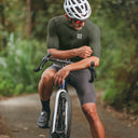 ROCKBROS Road-to-Sky Men's Cycling Short-Sleeved Jersey #Color_Army Green