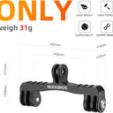 ROCKBROS Out Front Bike Mount Cycling Computer Mount Bike Handlebar 1.25''/ 31.8mm - ROCKBROS