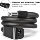 ROCKBROS 4ft Bike Cable Lock - Secure, Lightweight with Mounting Bracket - ROCKBROS