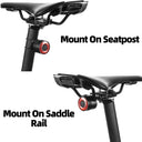 ROCKBROS Q3 Bike Tail Light USB Rechargeable IPX6 Waterproof 4 Light Modes - ROCKBROS