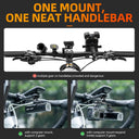 ROCKBROS Out Front Bike Mount Cycling Computer Mount Bike Handlebar 1.25''/ 31.8mm - ROCKBROS