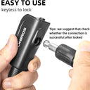 ROCKBROS 4ft Bike Cable Lock - Secure, Lightweight with Mounting Bracket - ROCKBROS