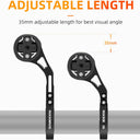 ROCKBROS Out Front Bike Mount Cycling Computer Mount Bike Handlebar 1.25''/ 31.8mm - ROCKBROS