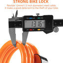 ROCKBROS 4ft Bike Cable Lock - Secure, Lightweight with Mounting Bracket - ROCKBROS