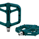 ROCKBROS Mountain Bike Pedals Nylon Composite Bearing 9/16" MTB Bicycle Pedals with Wide Flat Platform - ROCKBROS