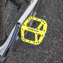 ROCKBROS Mountain Bike Pedals Nylon Composite Bearing 9/16" MTB Bicycle Pedals with Wide Flat Platform - ROCKBROS