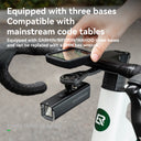 ROCKBROS Bicycle Computer Stand Handlebar Extension Bracket featuring versatile compatibility with bike computers and an integrated GoPro adapter for capturing cycling moments.