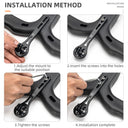 ROCKBROS Bike Aluminum Computer Mount compatible with Garmin, Wahoo, Bryton, and GoPro - ROCKBROS