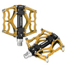 ROCKBROS Lightweight Aluminum Alloy Bike Pedals with Wide Platform Grip - ROCKBROS
