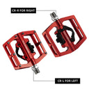 ROCKBROS MTB Aluminum Bike Pedals Compatible with SPD - ROCKBROS