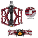 ROCKBROS Lightweight Aluminum Alloy Bike Pedals with Wide Platform Grip - ROCKBROS