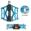 ROCKBROS Lightweight Aluminum Alloy Bike Pedals with Wide Platform Grip - ROCKBROS