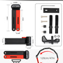 rockbros-folding-heavy-duty-anti-theft-bike-lock-120cm/47.24inch-with-2-keys