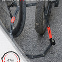 rockbros-folding-heavy-duty-anti-theft-bike-lock-120cm/47.24inch-with-2-keys