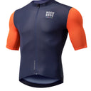 ROCKBROS Road-to-Sky Men's Cycling Short-Sleeved Jersey #Color_Navy Blue