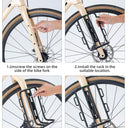 ROCKBROS Front Bike Rack Aluminum Alloy Luggage Touring Carrier Racks 6.6lbs - ROCKBROS