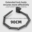 ROCKBROS Folding Bike Lock Smart Fingerprint Heavy Duty Anti Theft Bike Lock - ROCKBROS