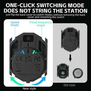 ROCKBROS RPM Cycling Speed Sensor for Road, Gravel and Mountain Bikes - ROCKBROS