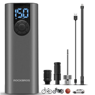 FREE GIFT | ROCKBROS A8 Mini Electric Air Bike Tire Pump 150PSl 2*2600mAh