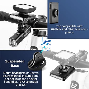 ROCKBROS Bike Light with Built-in Power Bank - ROCKBROS
