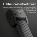 ROCKBROS Folding Bike Lock Smart Fingerprint Heavy Duty Anti Theft Bike Lock - ROCKBROS