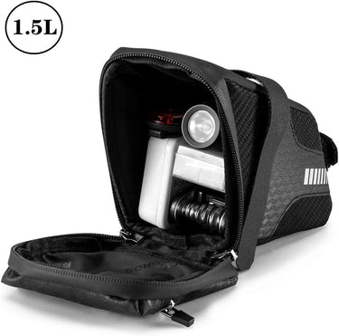 ROCKBROS Bike Saddle Bag  Under Seat 1.5L Cycling Accessories Storage Pouch - ROCKBROS