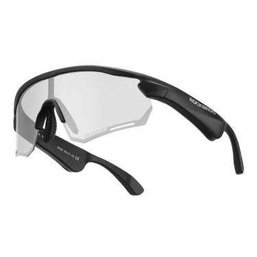 ROCKBROS Bluetooth Polarized Photochromic Sunglasses Music Speaker Cycling Glasses Outdoor Sport - ROCKBROS