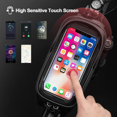 ROCKBROS EVA Waterproof Bike Phone Frame Bag for 6.8" Phones - ROCKBROS