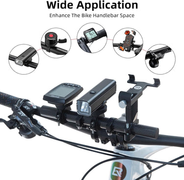 ROCKBROS Bike Handlebar Extender Double Lightweight Durable - ROCKBROS