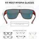 ROCKBROS Polarized Fit Over Glasses Sunglasses UV400 Wrap Around for Men Women - ROCKBROS