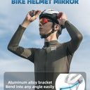 ROCKBROS Bike Helmet Mirror Detachable Fixing Way ycling Mirror - ROCKBROS