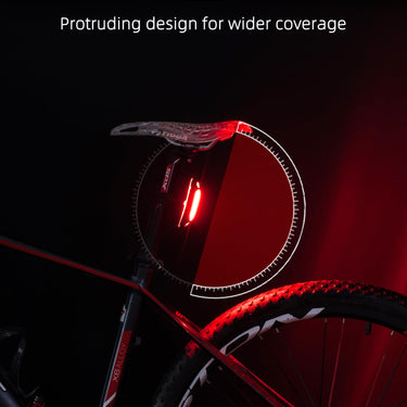 ROCKBROS USB Rechargeable Bike Tail Light, 6 Modes, IPX4 Waterproof