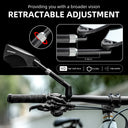 ROCKBROS 360° Adjustable Handlebar Bike Mirror with Anti-Glare Glass - ROCKBROS