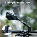 ROCKBROS 360° Adjustable Handlebar Bike Mirror with Anti-Glare Glass - ROCKBROS