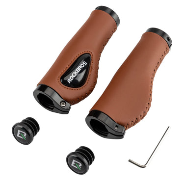 ROCKBROS Bike Handle Grips Ergonomics Design Soft Gel Dual Lock - ROCKBROS