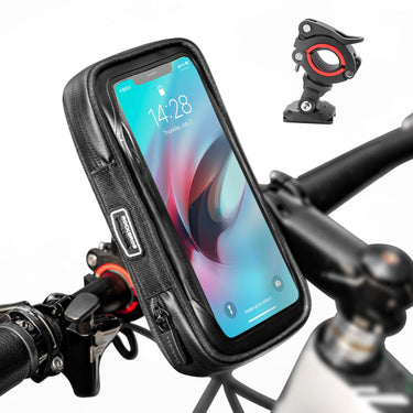 ROCKBROS Bike Phone Mount Bag 270°Rotatable Quick Release Bike Phone Holder Handlebar Bag - ROCKBROS