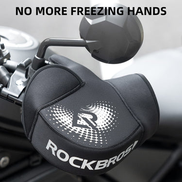 ROCKBROS Windproof Motorcycle Handlebar Muffs - Cold Weather Hand Warmers - ROCKBROS
