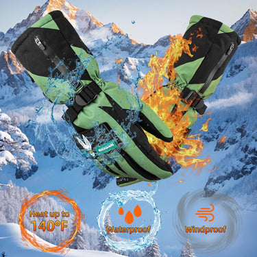 ROCKBROS Heated Gloves, Rechargeable Winter Touchscreen Hand Warmers for Men  Women