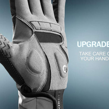 ROCKBROS Full Finger Cycling Gloves for Men, Motorcycle and Mountain Bike Gloves