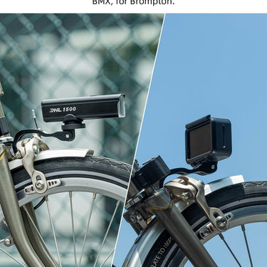 ROCKBROS Bicycle Headlight Extender Holder Stand Bracket Cycling Part for Brompton and Folding Bikes