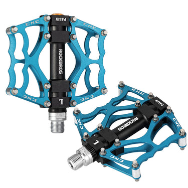 ROCKBROS Lightweight Aluminum Alloy Bike Pedals with Wide Platform Grip - ROCKBROS