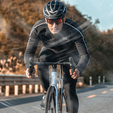 ROCKBROS Men’s Winter Cycling Jacket Thermal Windproof Softshell for Road MTB