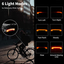 ROCKBROS Bike Tail Light Smart with Turn Signals Wireless Remote Brake - ROCKBROS