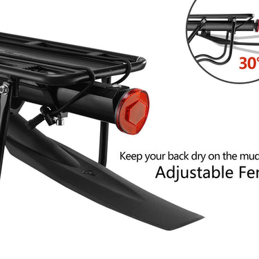 ROCKBROS Bike Cargo Rack Quick Release 110-165 lbs Capacity Universal Fit - ROCKBROS
