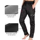 ROCKBROS Men's Windproof Thermal Cycling Pants - Winter Fleece for Biking, Running, Hiking - ROCKBROS