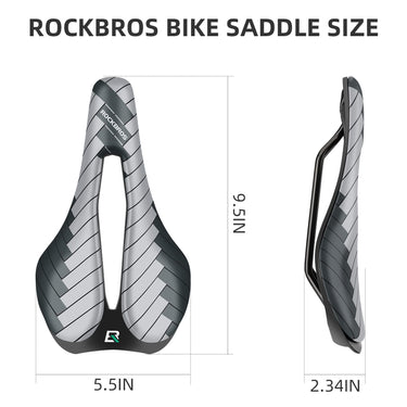 ROCKBROS Bike Seat Bicycle Saddle Comfortable Memory TPU Cushion - ROCKBROS