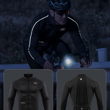 ROCKBROS Men’s Winter Cycling Jacket Thermal Windproof Softshell for Road MTB