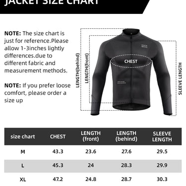 ROCKBROS Men’s Winter Cycling Jacket Thermal Windproof Softshell for Road MTB